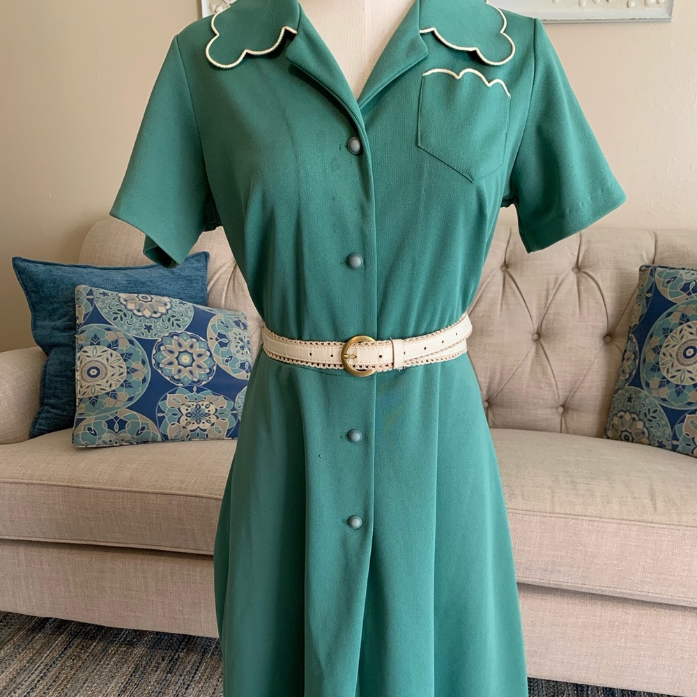 Vintage green dress